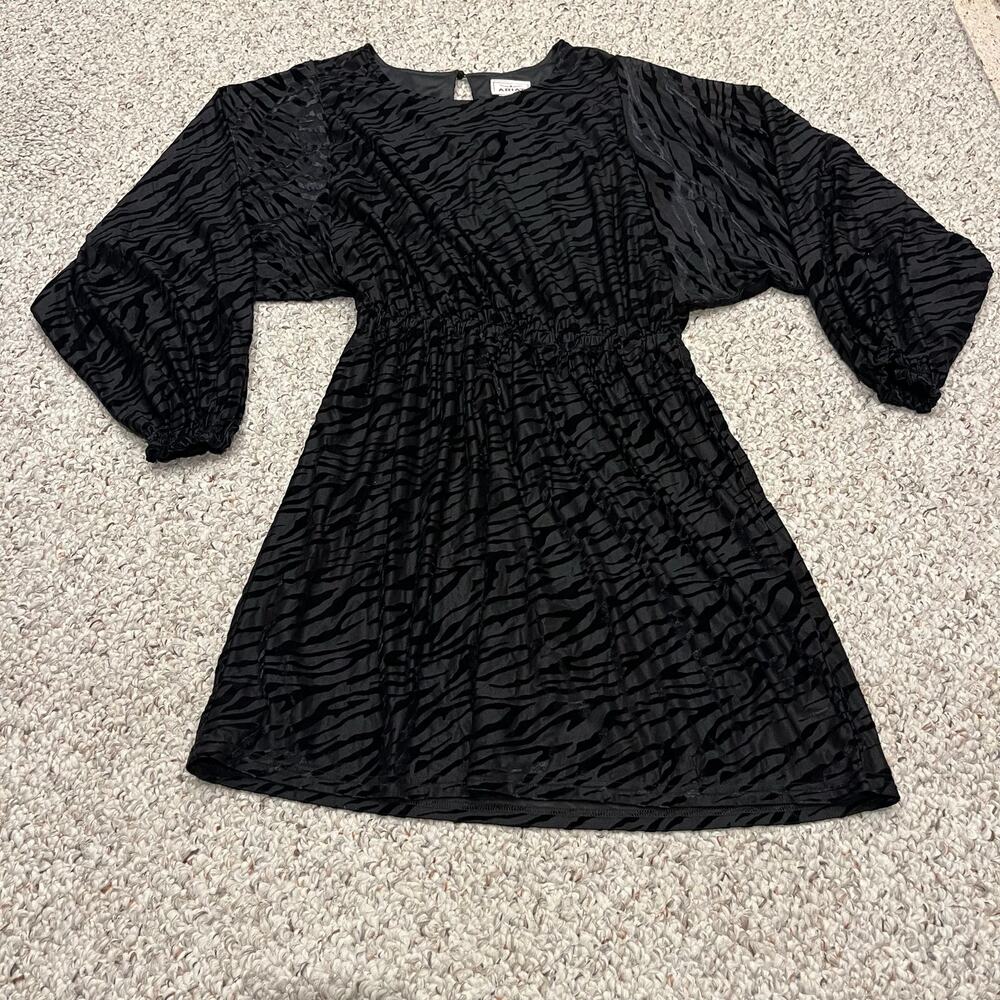 NWT Ariat Shadow Dress Sz S Velvet Burnout Animal Print Grunge Whimsigoth